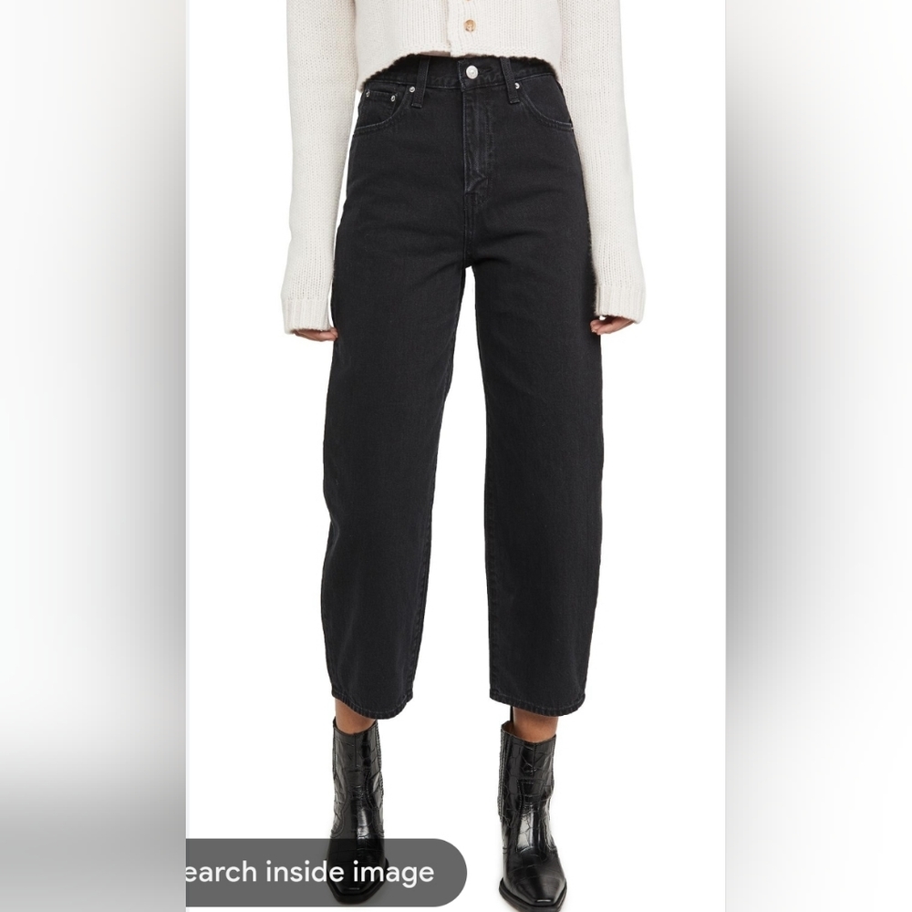 Levi's balloon leg dark washed jeans